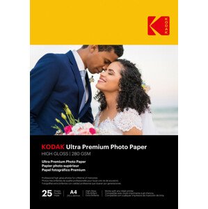 Fotopapír Kodak Ultra Premium Photo RC Gloss (280g/m2) A4 25 listů
