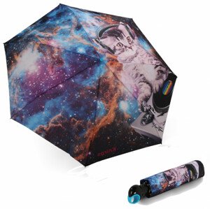 Knirps Floyd Duomatic DJ spase cat - extravagantní plně automatický deštník