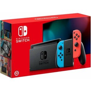 Herní konzole Nintendo Switch, Neon Red&Blue Joy-Con V2