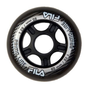 Kolečka Fila Wheels Set Black (8ks) (Tvrdost: 82A, Velikost koleček: 80mm)