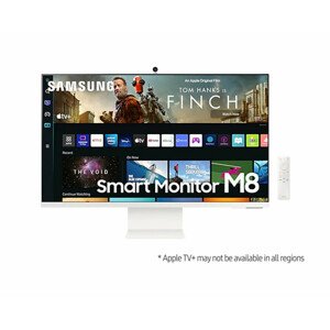 Monitor Samsung LS32BM801UUXEN 32" VA UHD, 3840x2160, 4ms, HDMI, USB, repro, pivot, bílý
