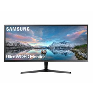 Monitor Samsung S34J550 34" VA QHD, 3440x1440, 4ms, HDMI/DP, šedý
