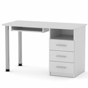 PC stůl SKM-09 ABS (Barva dřeva: bílá)