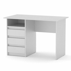 Psací stůl DEKAN ABS (Barva dřeva: bílá)