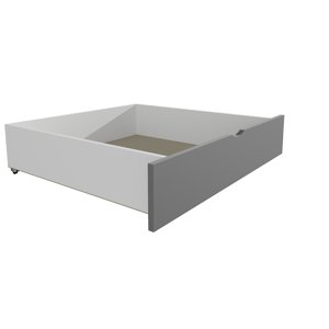 Zásuvka / šuplík masiv borovice / LTD - 1 kus / polovina délky postele (Barva dřeva: barva šedá, Varianta: bez přistýlky, Délka: 190 cm)