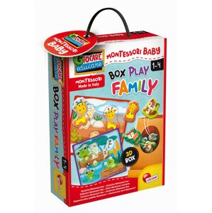 Hračka Liscianigioch Montessori Baby Box Play Family - Vkládačka mláďátka