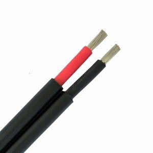 Kabel MHPower PV1-F pro soláry, měděný 2x 10mm2, 1kV, černý, dvojitý, cena za 1m