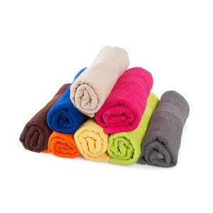 Froté ručník 50 x 100 cm tmavě růžová (Varianta 2: fialová)