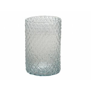 Váza DIAMOND VÁLEC ruční výroba skleněná d10x15cm