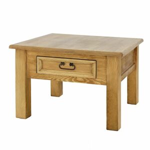Konferenční stolek ST706, 75x52x75, borovice, vosk (Barva dřeva: Přírodní (lakovaná))