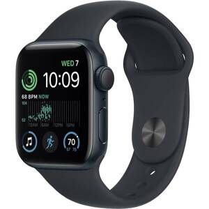 Hodinky Apple Watch SE GPS, 40mm Midnight Aluminium Case with Midnight Sport Band - Regular