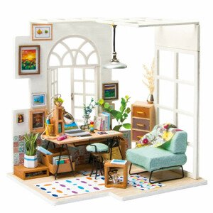 Hračka Robotime miniatura domečku Domácí kancelář