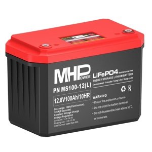 Baterie MHPower MS100-12(L) LiFePO4, 12V/100Ah, LC4-M8
