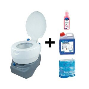 CAMPINGAZ Chemická toaleta Portable 20 L Combo + desinfekce a toaletní papír 2000031425