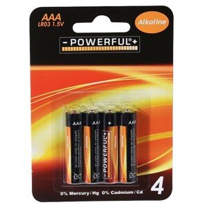 EXCELLENT Baterie AAA mikrotužkové alkalické 4 ks KO-C31000020