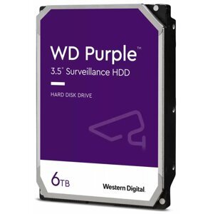 Disk Western Digital Purple 6TB, 3,5", SATA III/600, 256MB, 5400RPM, 3RZ