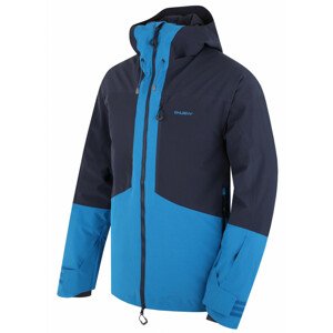 Pánská lyžařská bunda Gomez M black blue/blue (Velikost: S)