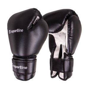 Boxerské rukavice inSPORTline Metrojack (Velikost: 10oz, Barva: černo-bílá)