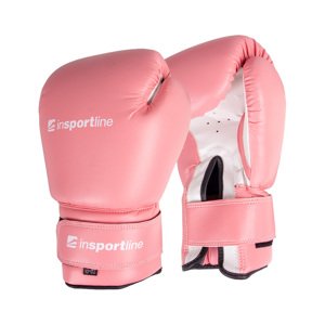 Boxerské rukavice inSPORTline Ravna (Velikost: 4oz, Barva: růžovo-bílá)