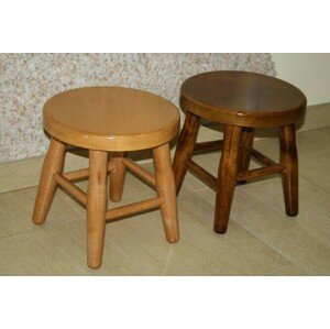 Buková stolička o výšce 31 cm (Barva dřeva: Dub)