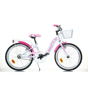 Dětské jízdní kolo Dino Bikes 204R bílé 20" dívčí