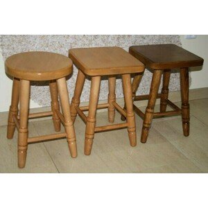 Buková stolička o výšce 45 cm (Barva dřeva: Olše)