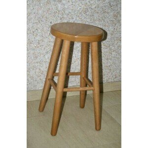Buková stolička o výšce 60 cm (Barva dřeva: Ořech)