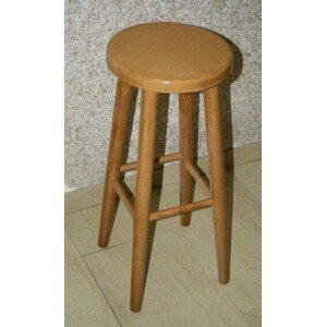 Buková stolička o výšce 73 cm (Barva dřeva: Dub)