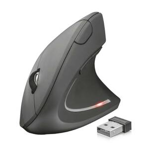 Myš Trust Verto Wireless Ergonomic Mouse, black, ergonomická vertikální