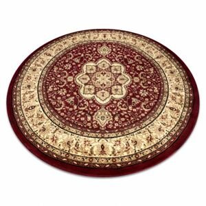 Kulatý koberec ROYAL ADR vzor 521 bordó (Velikost: kruh 120 cm)