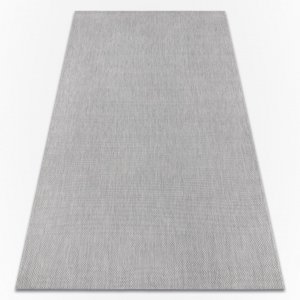 Koberec FLAT 48663/320 SISAL - šedá HLADKÝ (Velikost: 140x200 cm)