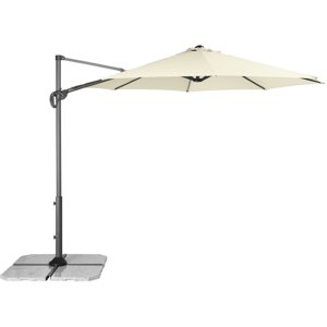 RAVENNA SMART 3 m – zahradní výkyvný slunečník s boční tyčí (Design látky: 820)