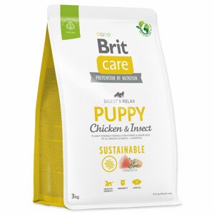 Krmivo Brit Care Dog Sustainable Puppy Chicken & Insect 3kg