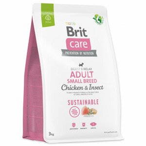 Krmivo Brit Care Dog Sustainable Adult Small Breed Chicken & Insect 3kg