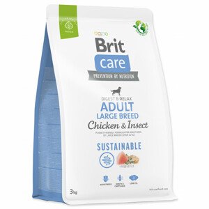 Krmivo Brit Care Dog Sustainable Adult Large Breed Chicken & Insect 3kg