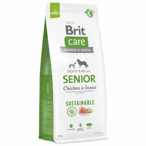 Krmivo Brit Care Dog Sustainable Senior Chicken & Insect 12kg