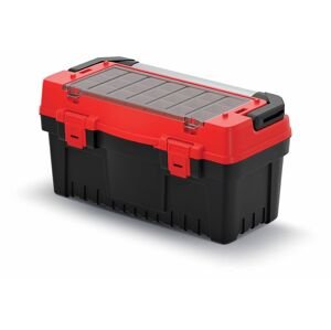 Kufr na nářadí s kov. držadlem EVO červený 548x274x286 (krabičky)