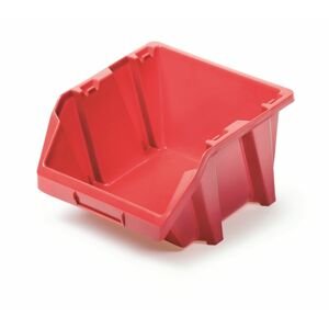 Plastový úložný box BINEER SHORT 92x77x60 červený, sada 28 ks