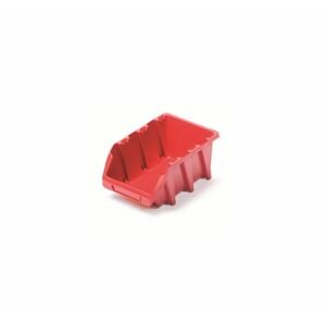 Plastový úložný box BINEER LONG 120x77x60 červený, sada 24 ks