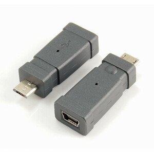 Redukce USB mini 5 PIN/female - Micro USB/male