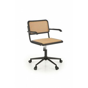 Kancelářská židle Incas fotel, hnědá / černá