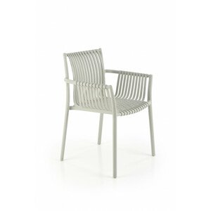 Jídelní židle K492, šedá