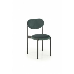 Kovová židle K509, zelená