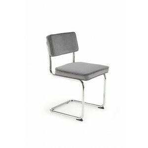 Kovová židle K510, šedá