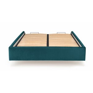 Tělo postele MODULO 160, úložný prostor, rošt, Monolith 37 (zelená)