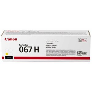 Toner Canon 067 H Y žlutý pro tiskárny Canon i-SENSYS (2350 str./5%)