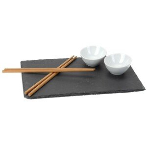EXCELLENT Sushi set porcelán/břidlice/bambus sada 7ks KO-210000100