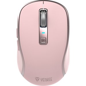Myš Yenkee NOBLE YMS 2085PK Dual mode WL, optická, bezdrátová, dobíjecí, 2400 DPI, růžová