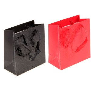 Taška dárková papírová, mix 3 druhů, cena za 1 kus AUP216-M