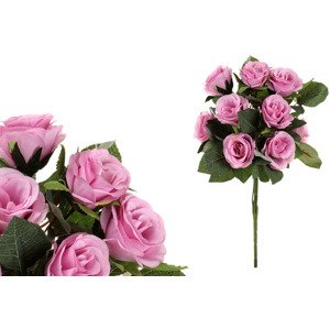 Růže, puget, barva růžová. Květina umělá. KU4150